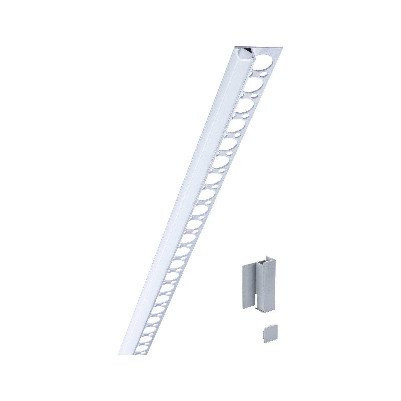 LumiTiles LED Strip Profil Frame 1m hliník eloxovaný/satén - PAULMANN