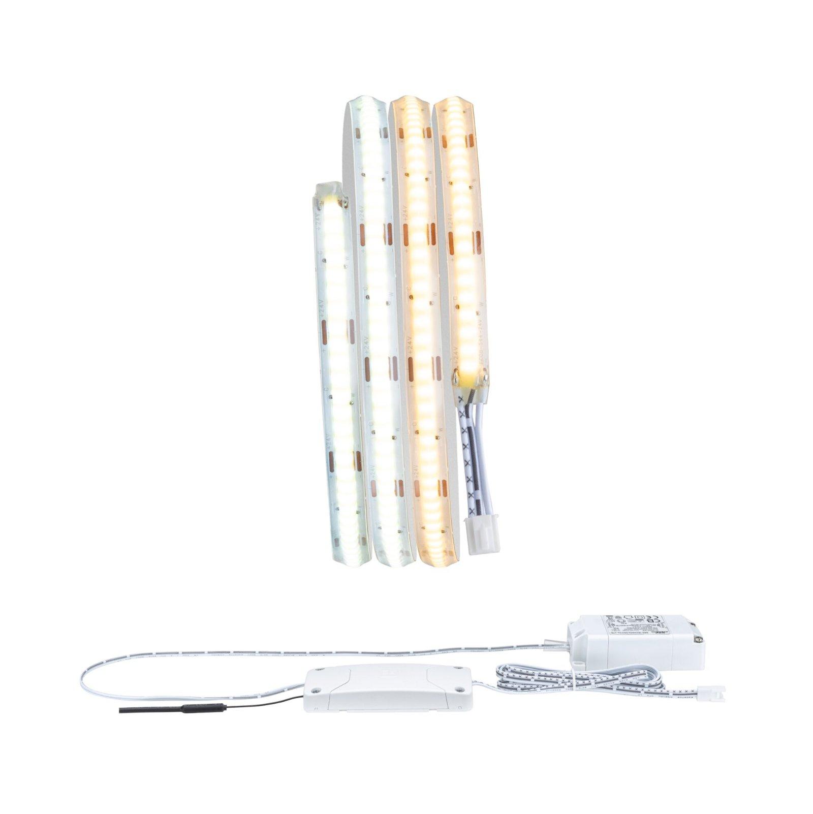 LumiTiles LED pásek Smart Home Zigbee Full-Line COB Slim 1m IP44 3W 544LEDs/m měnitelná bílá 7VA - PAULMANN