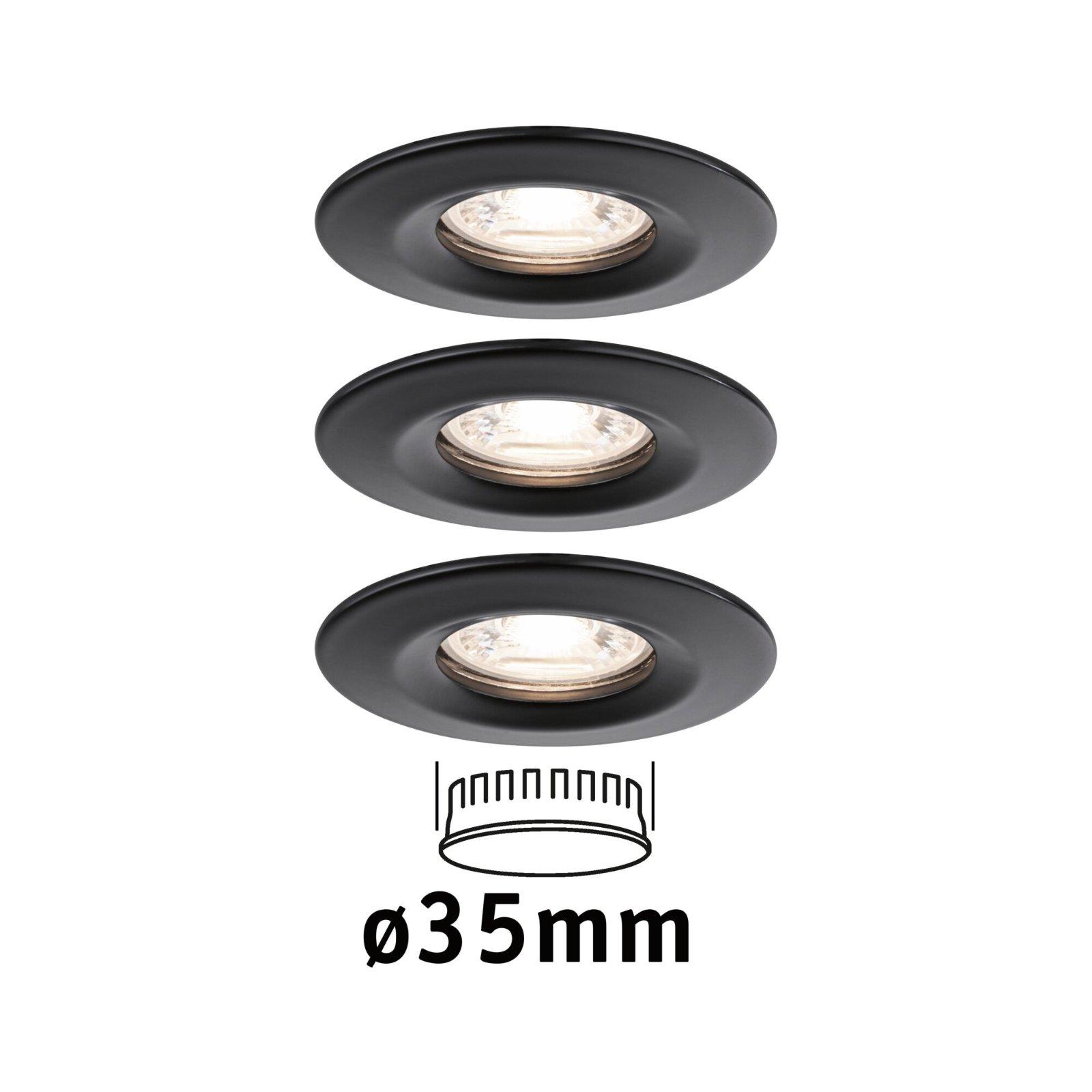 LED vestavné svítidlo Nova Mini Coin základní sada nevýklopné 66mm Coin 3x4W 230V 2700K - PAULMANN