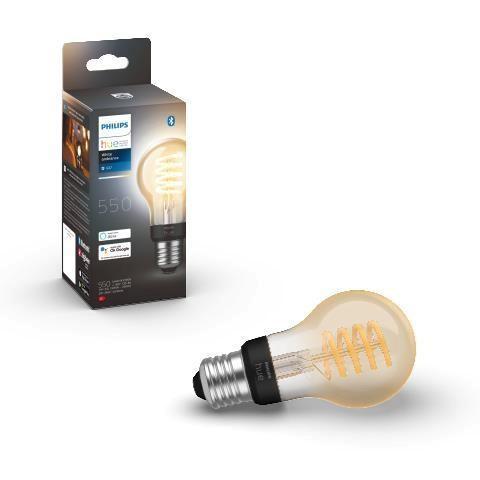 Levně Hue Bluetooth LED White Ambiance filamentová žárovka Philips 8719514301429 E27 A60 7W 550lm 2200-4500K černá, stmívatelná - PHILIPS (929002477501)