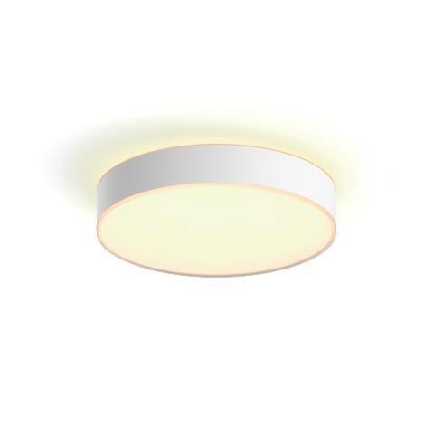 Levně Hue Bluetooth LED White Ambiance Koupelnové stropní svítidlo Devere M 41165/31/P6 19,2W 2450lm 2200-6500K IP44 38,1cm bílé, stmívatelné s dálkovým ovl