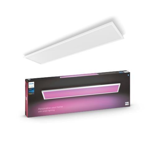 Levně Hue Bluetooth LED White and Color Ambiance Stropní panel Philips Surimu 8719514355057 60W 4150lm 2000-6500K RGB IP20 bílý, stmívatelný - PHILIPS (9290