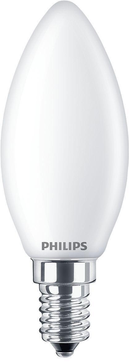 Levně Žárovka Philips MASTER Value LEDCandle Ra90 DIM 3,4W (jako 40W) E14 2700K matná(929003059702)