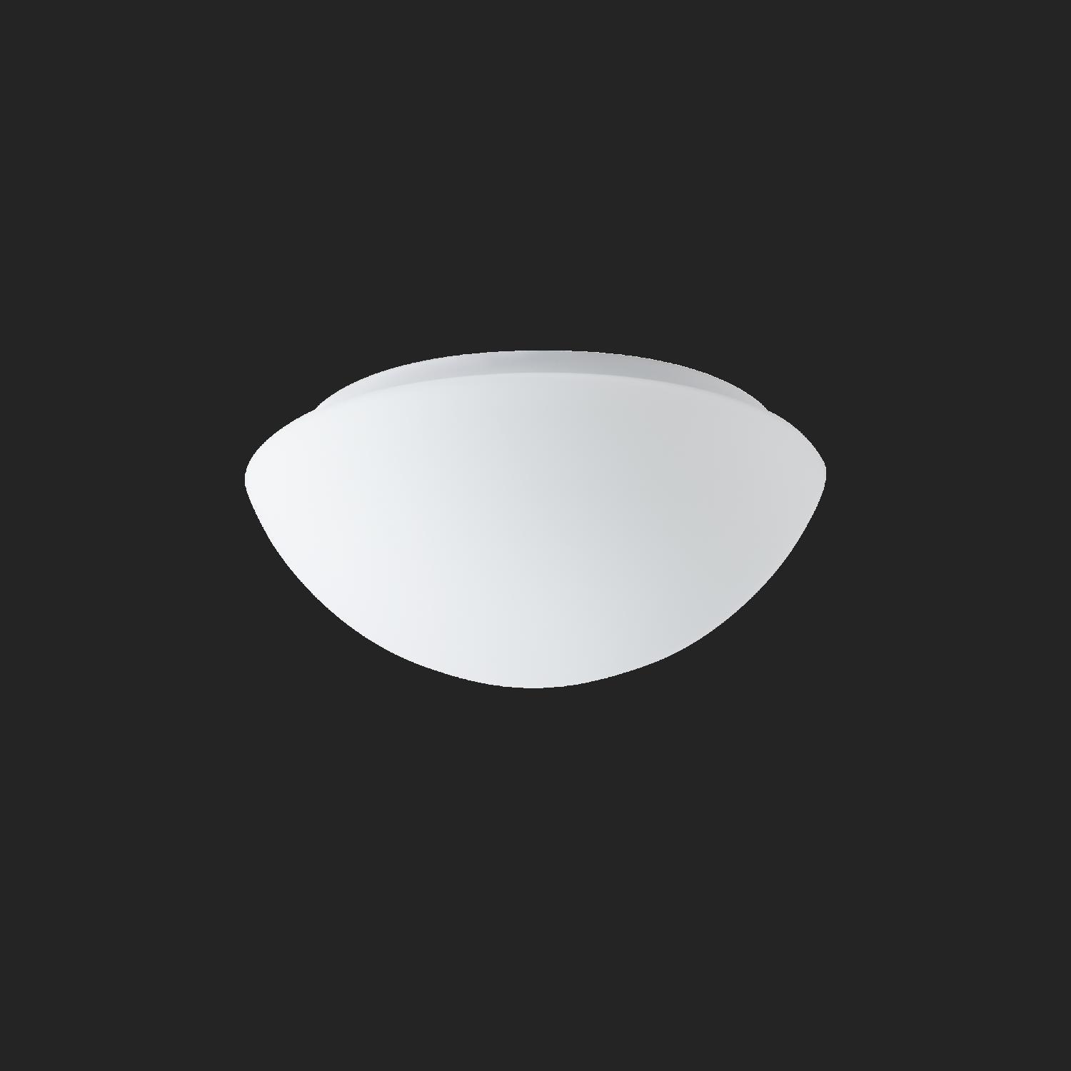 AURA 2 stropní/nástěnné skleněné svítidlo bílá IP43 3000 K 9W LED DALI - OSMONT