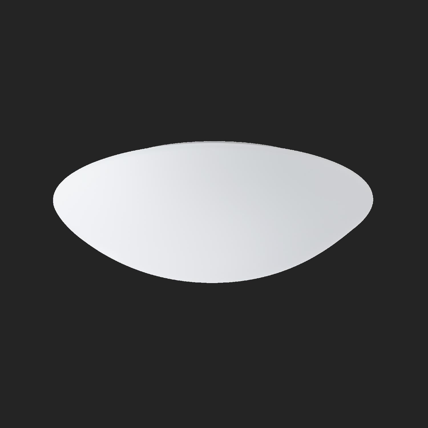 AURA 4 stropní/nástěnné skleněné svítidlo bílá IP43 3000 K 20W LED DALI - OSMONT