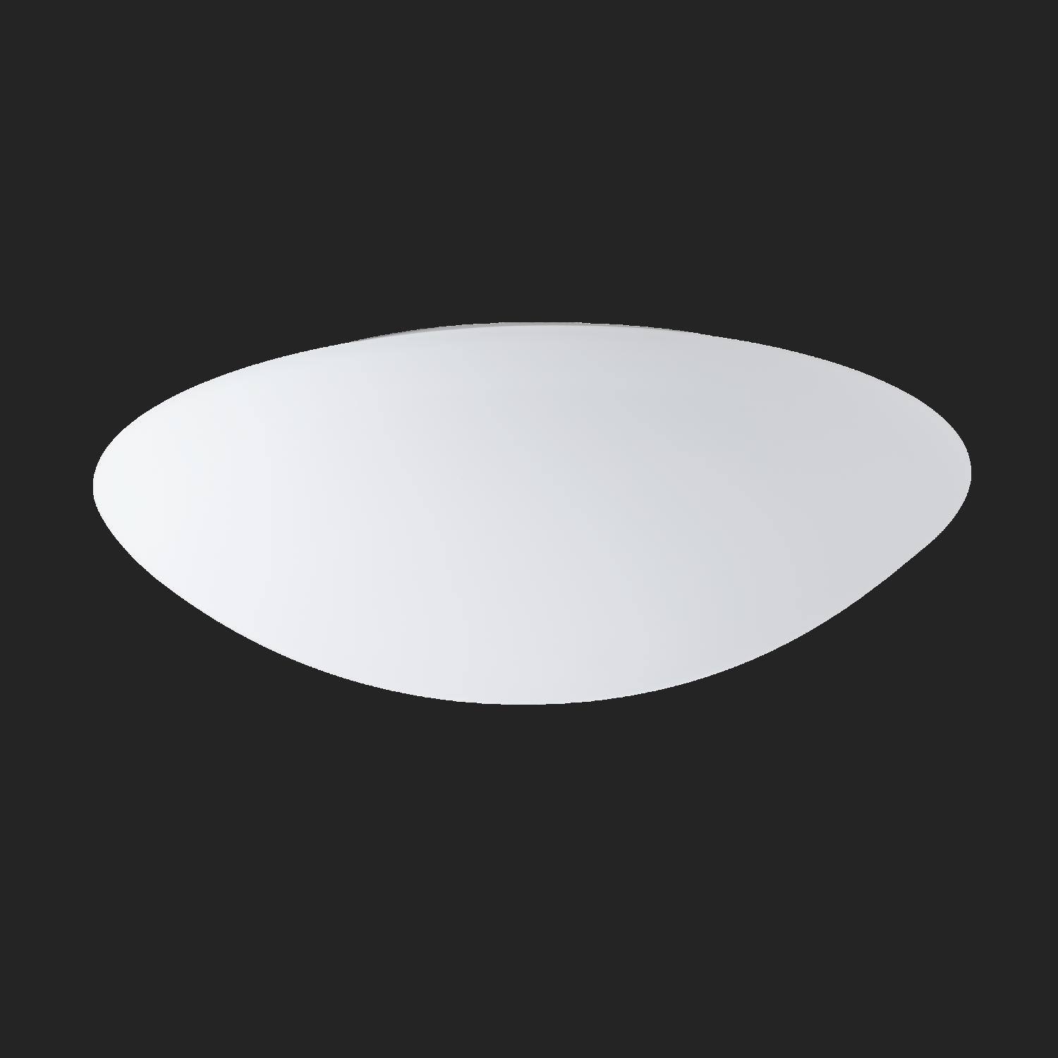 AURA 5 stropní/nástěnné skleněné svítidlo bílá IP43 3000 K 27W LED - OSMONT