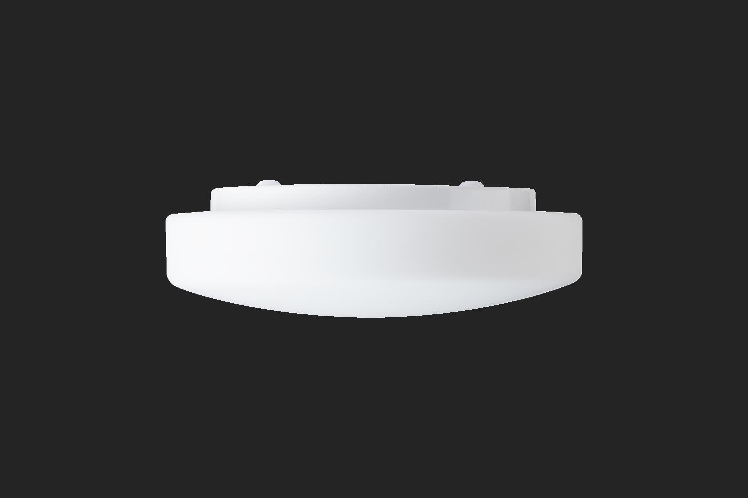 EDNA 3 stropní/nástěnné skleněné svítidlo bílá IP43 2x60W E27 - OSMONT