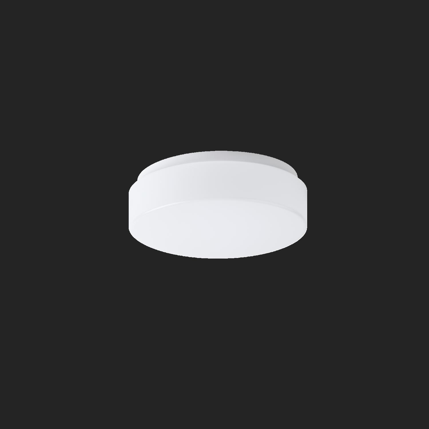 DELIA 1A stropní/nástěnné plastové svítidlo bílá IP54 4000 K 9W LED - OSMONT