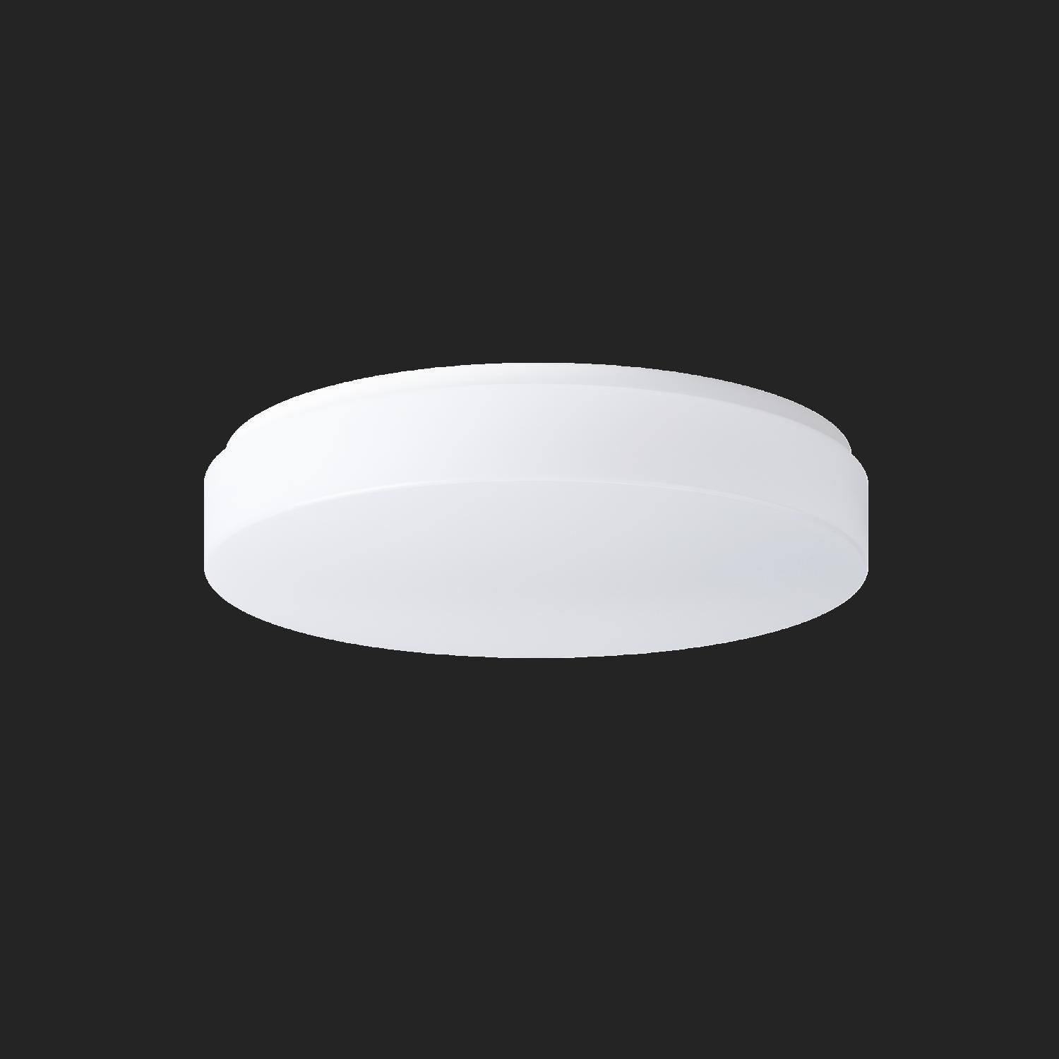 DELIA 2 stropní/nástěnné plastové svítidlo bílá IP54 4000 K 27W LED - OSMONT