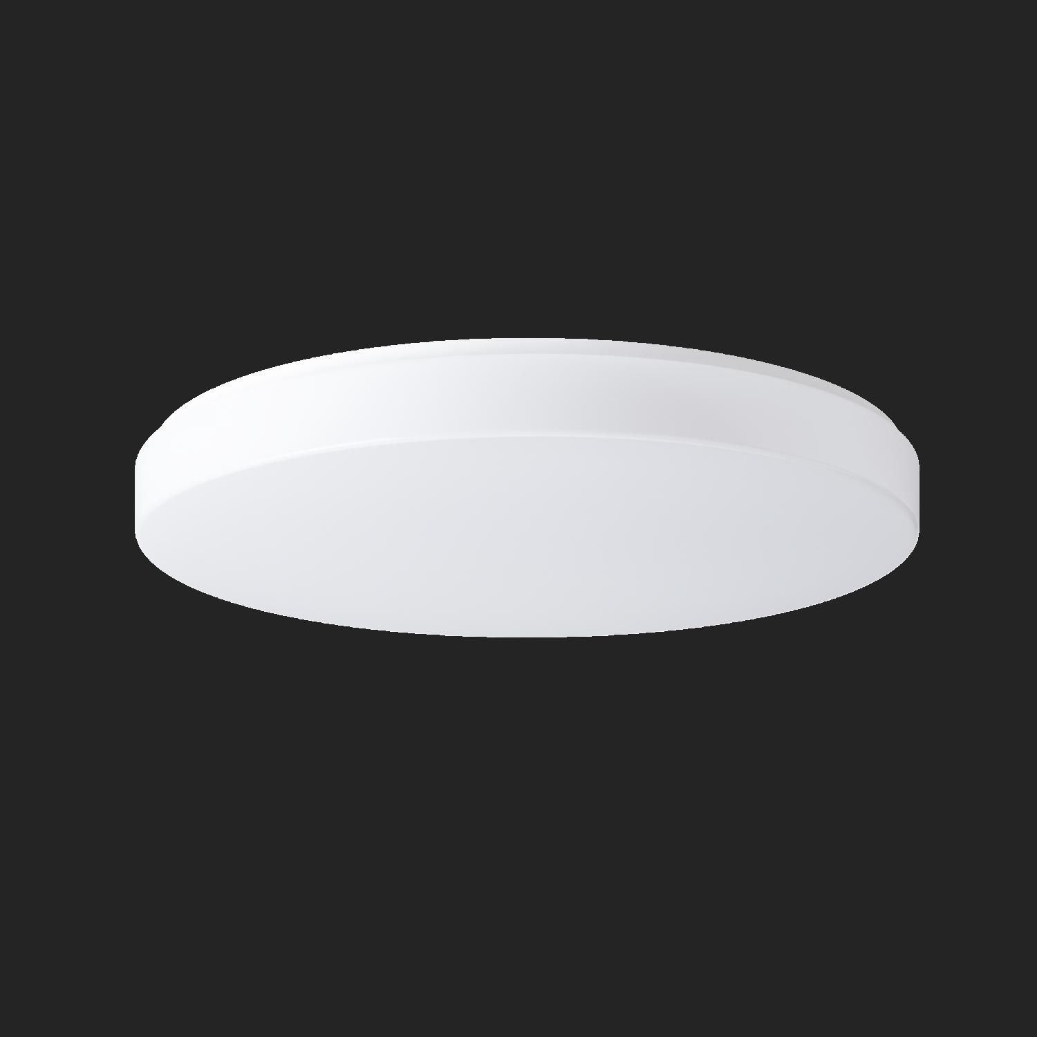 DELIA 4 stropní/nástěnné plastové svítidlo bílá IP54 4000 K 100W LED nouzové kombinované 3 h - OSMONT