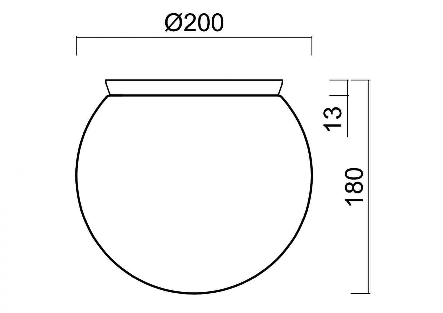 SKAT 1 stropní/nástěnné plastové svítidlo bílá IP65 25W E27 - OSMONT