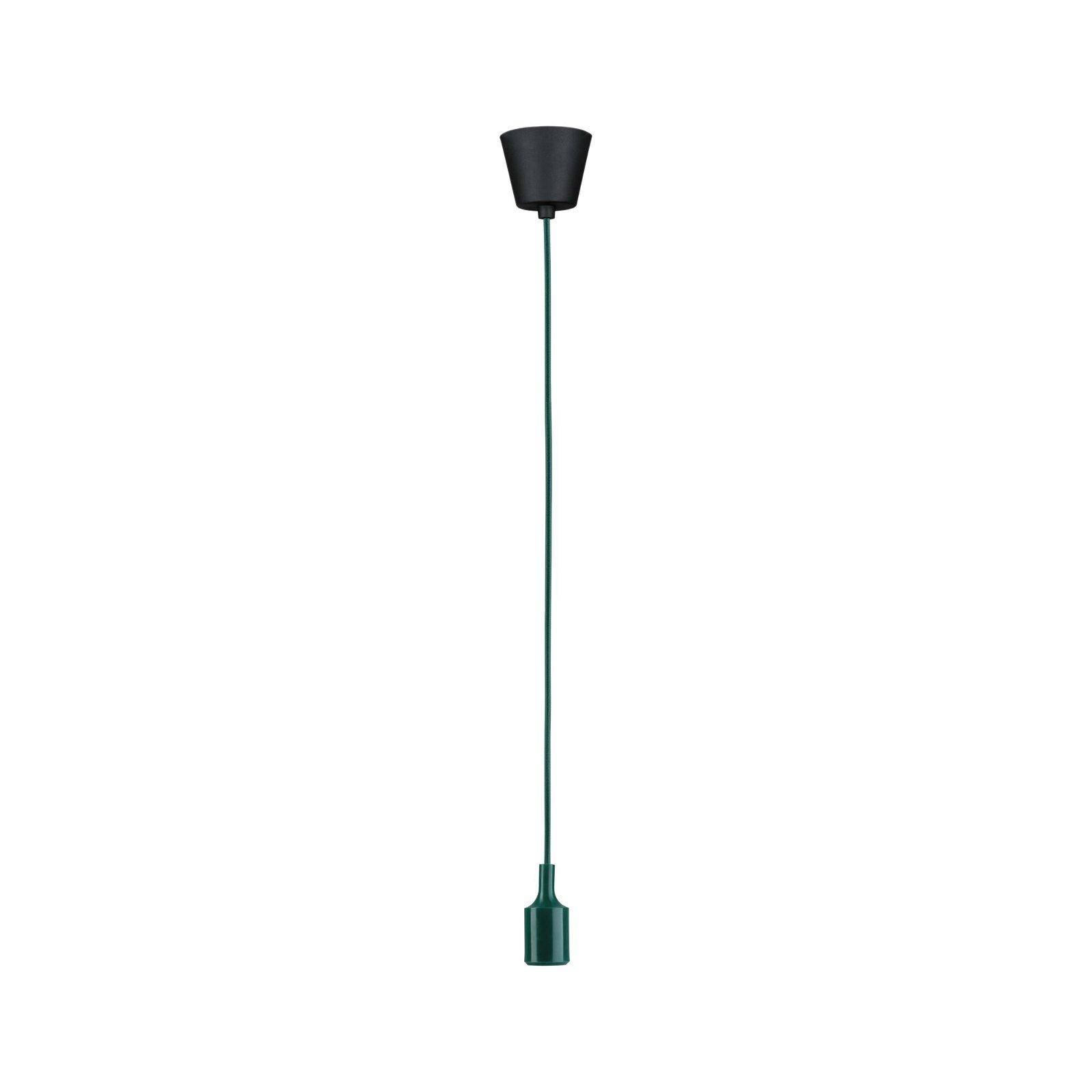 Neordic závěsné svítidlo Ketil E27 max. 60W zelená/černá stmívatelné Silikon/umělá hmota - PAULMANN