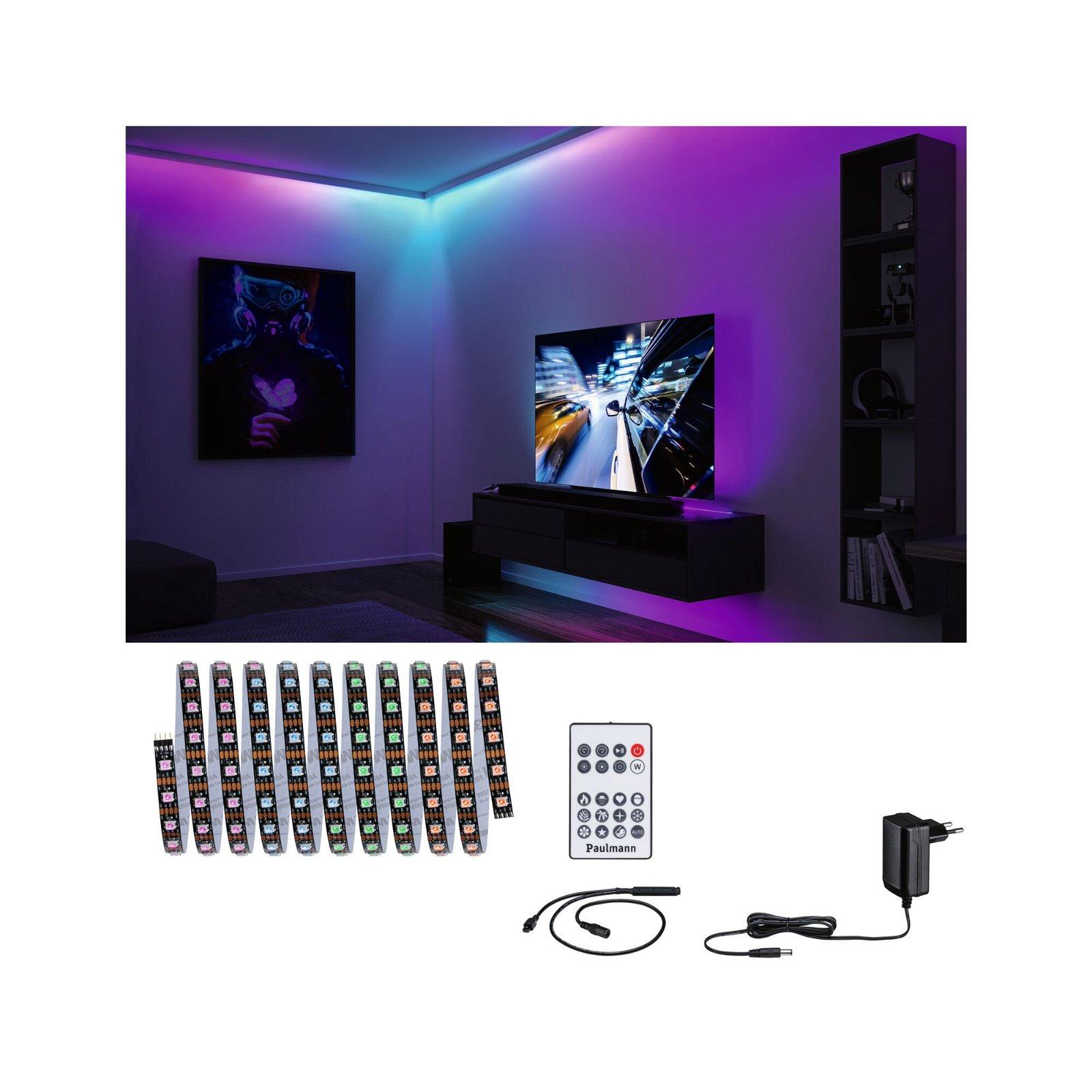 Levně EntertainLED LED pásek Dynamic RGB 3m 5W 60LEDs/m RGB+ 10VA - PAULMANN