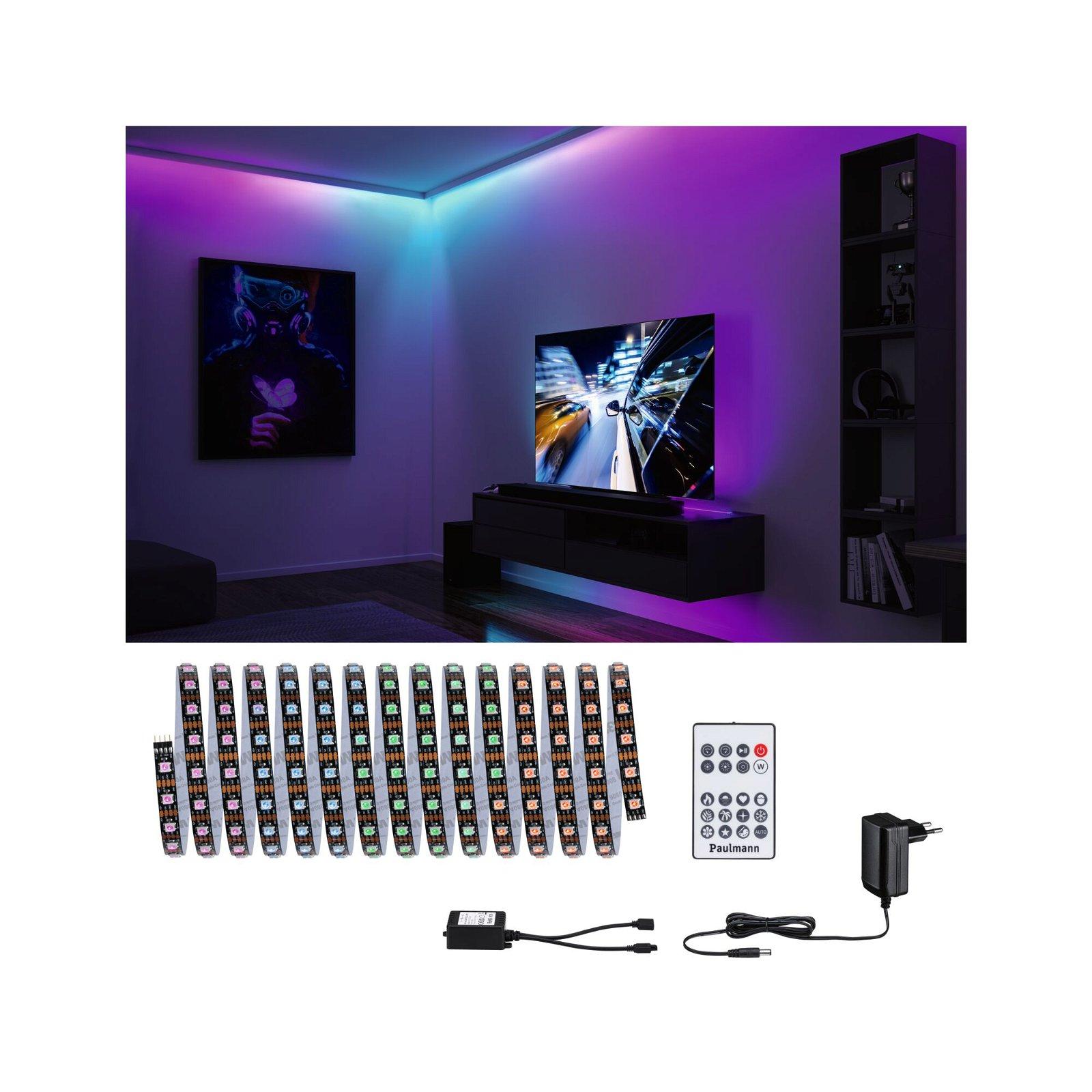 Levně EntertainLED LED pásek Dynamic RGB 5m 10,5W 60LEDs/m RGB+ 15VA - PAULMANN