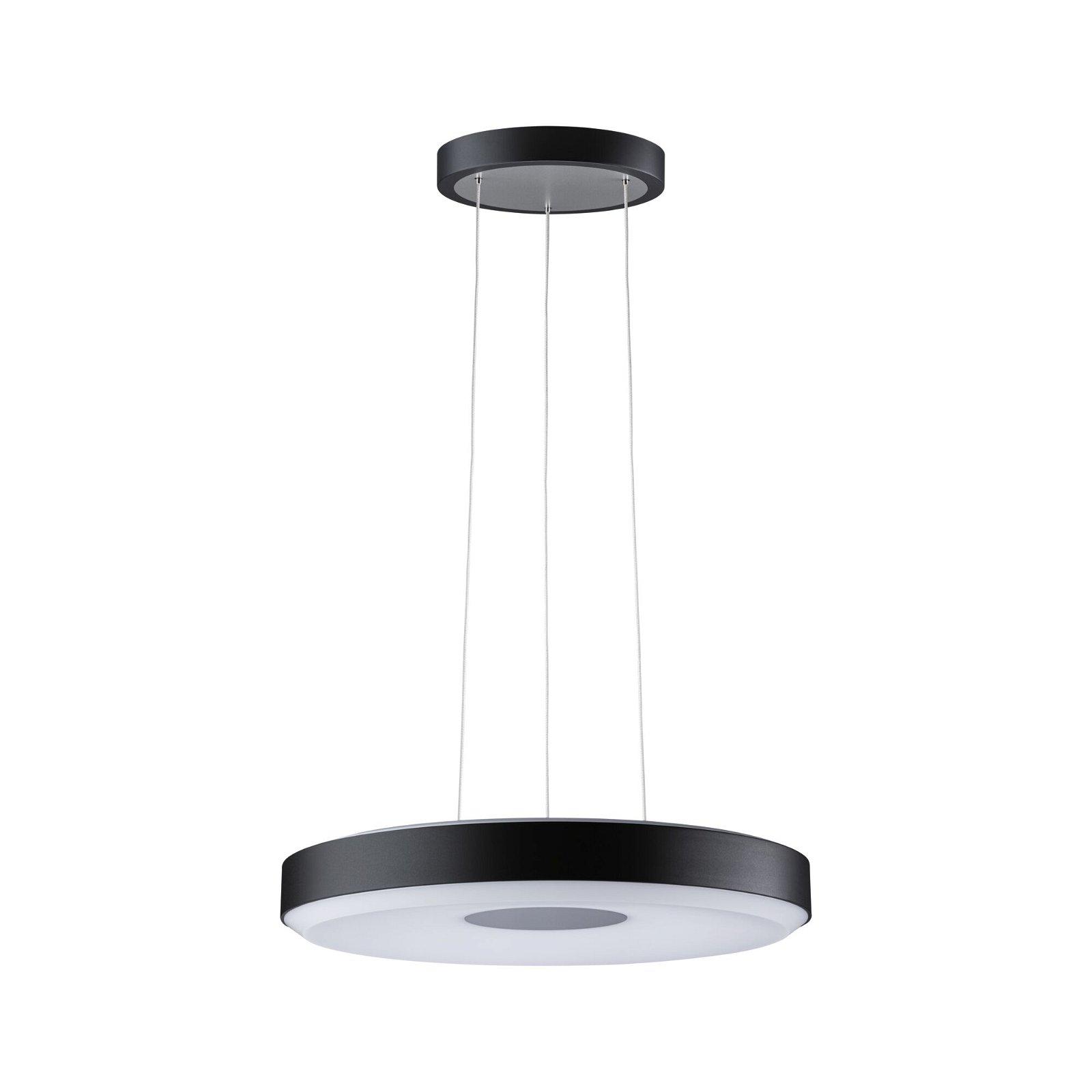 LED závěsné svítidlo Smart Home Zigbee Puric Pane 2700K / 11 / 1x7W černá/šedá stmívatelné - PAULMANN