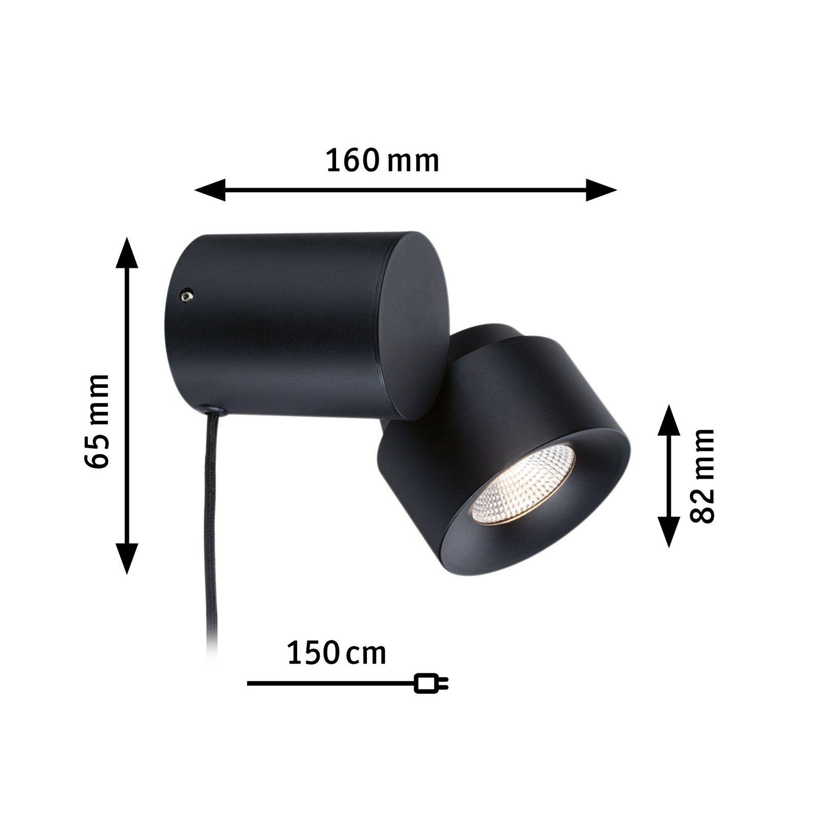 LED stolní lampa Smart Home Zigbee Puric Pane 2700K 3W černá - PAULMANN