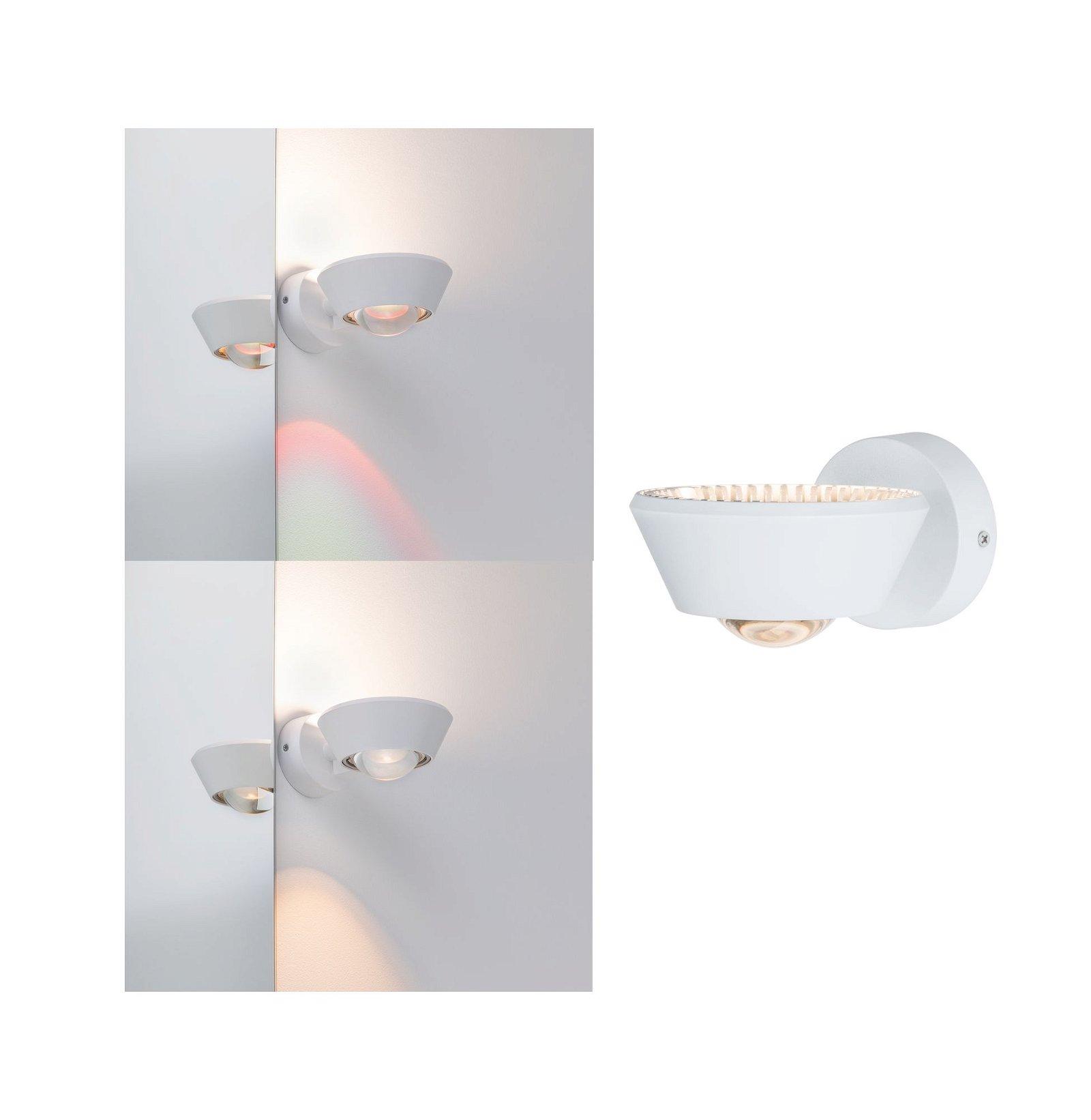 LED nástěnné svítidlo Sabik IP44 9 / 1x4W bílá mat - PAULMANN