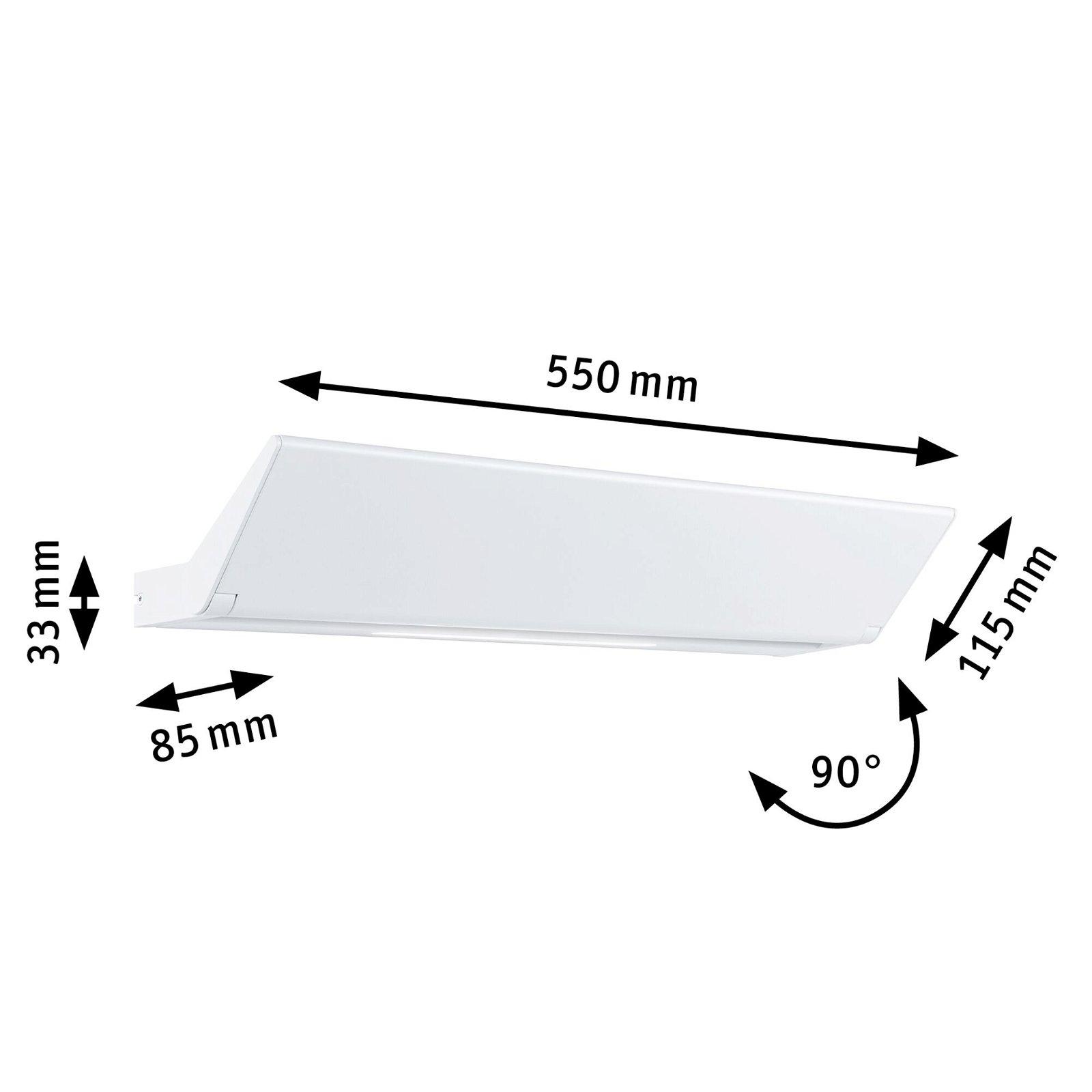 LED nástěnné svítidlo Smart Home Zigbee Ranva měnitelná bílá / 230V 13W stmívatelné bílá mat - PAULMANN