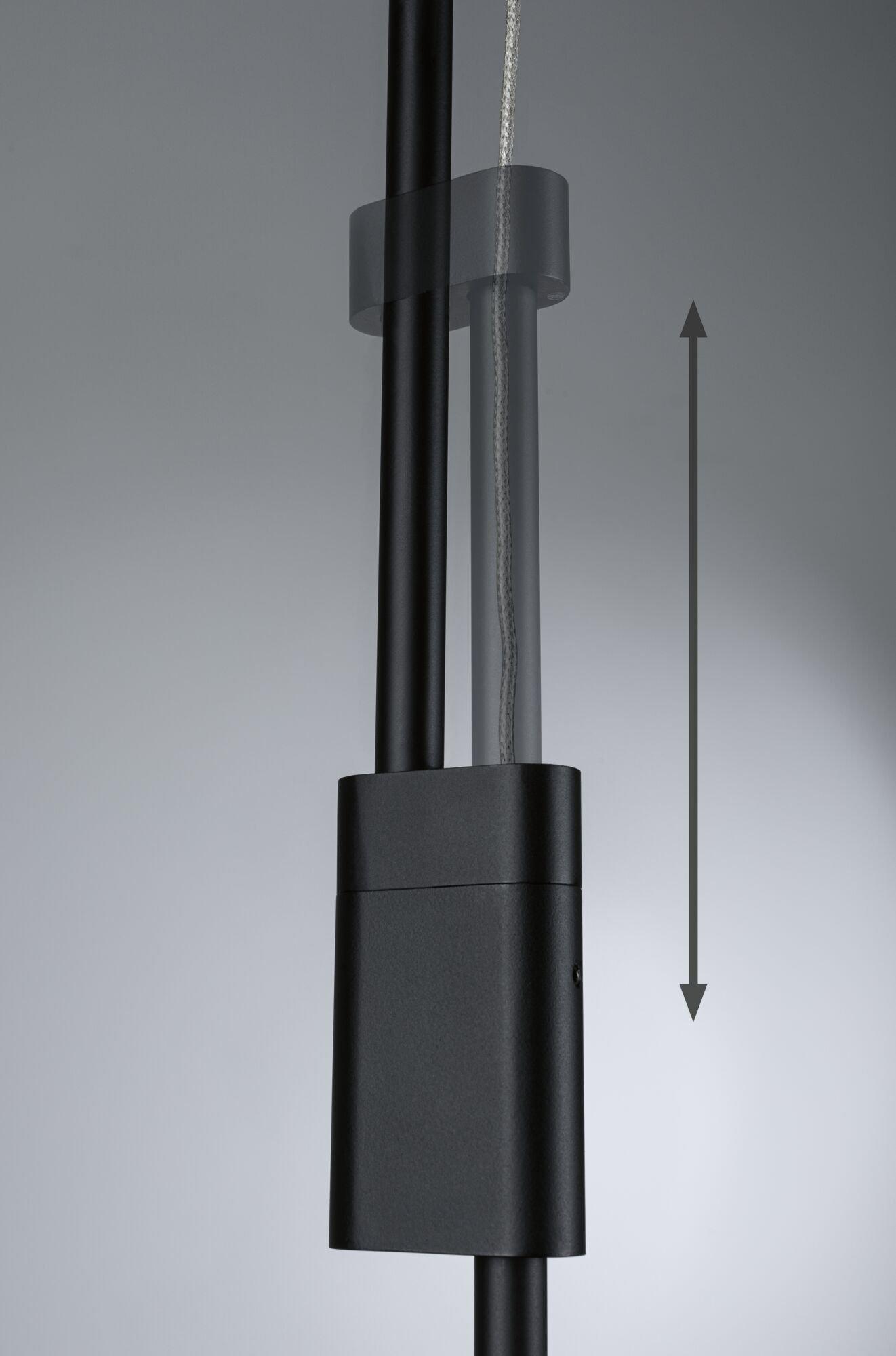 LED závěsné svítidlo 3-krokové-stmívatelné Puric Pane 9,5W černá - PAULMANN