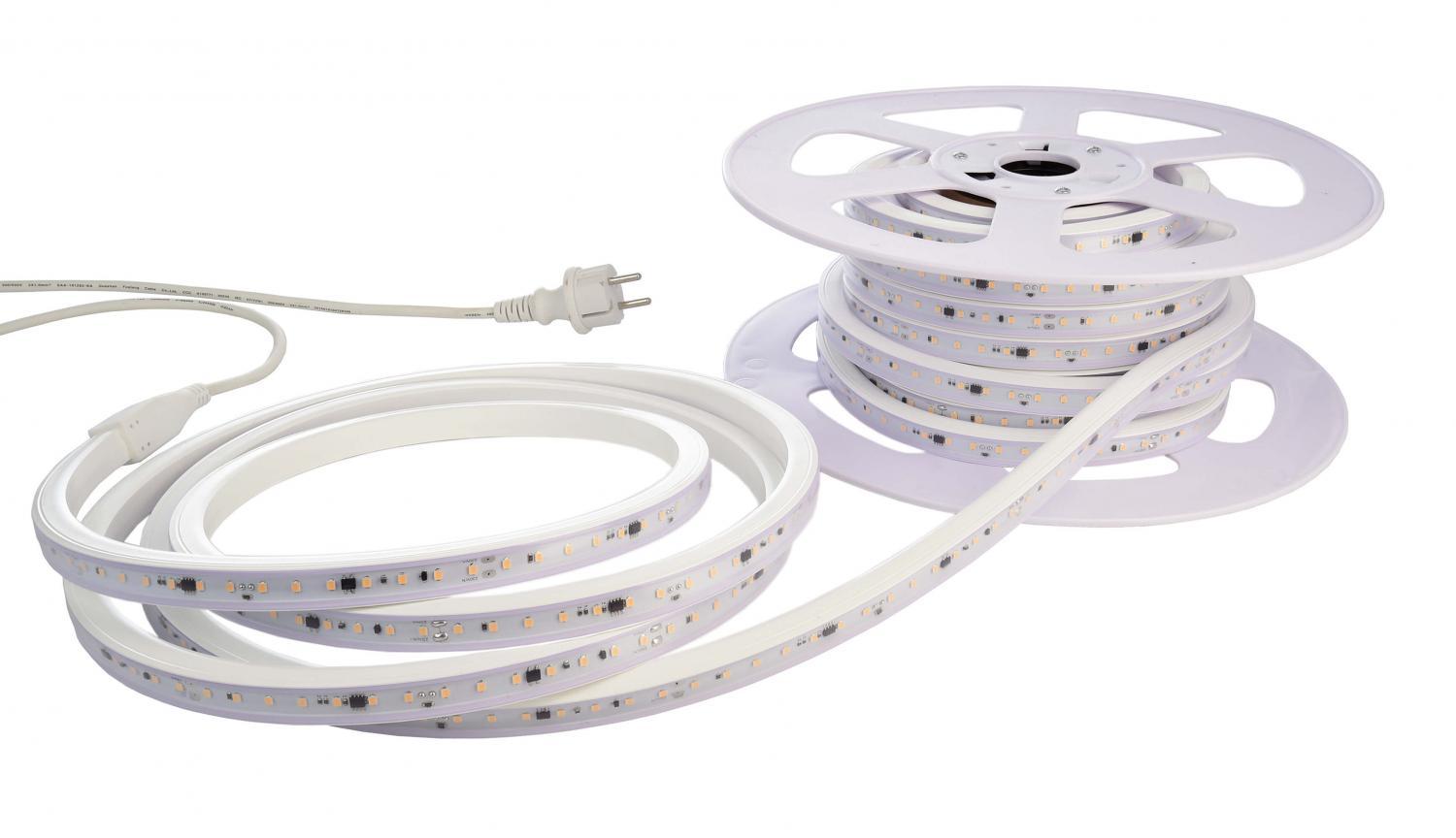 Levně AKCE Deko-Light flexibilní LED pásek 2835-84-230V-2700K-50m-PVC Extrusion 220-240V AC/50-60Hz 14,00 W/m 2700 K 1442 lm/m 50000 mm - LIGHT IMPRESSIONS