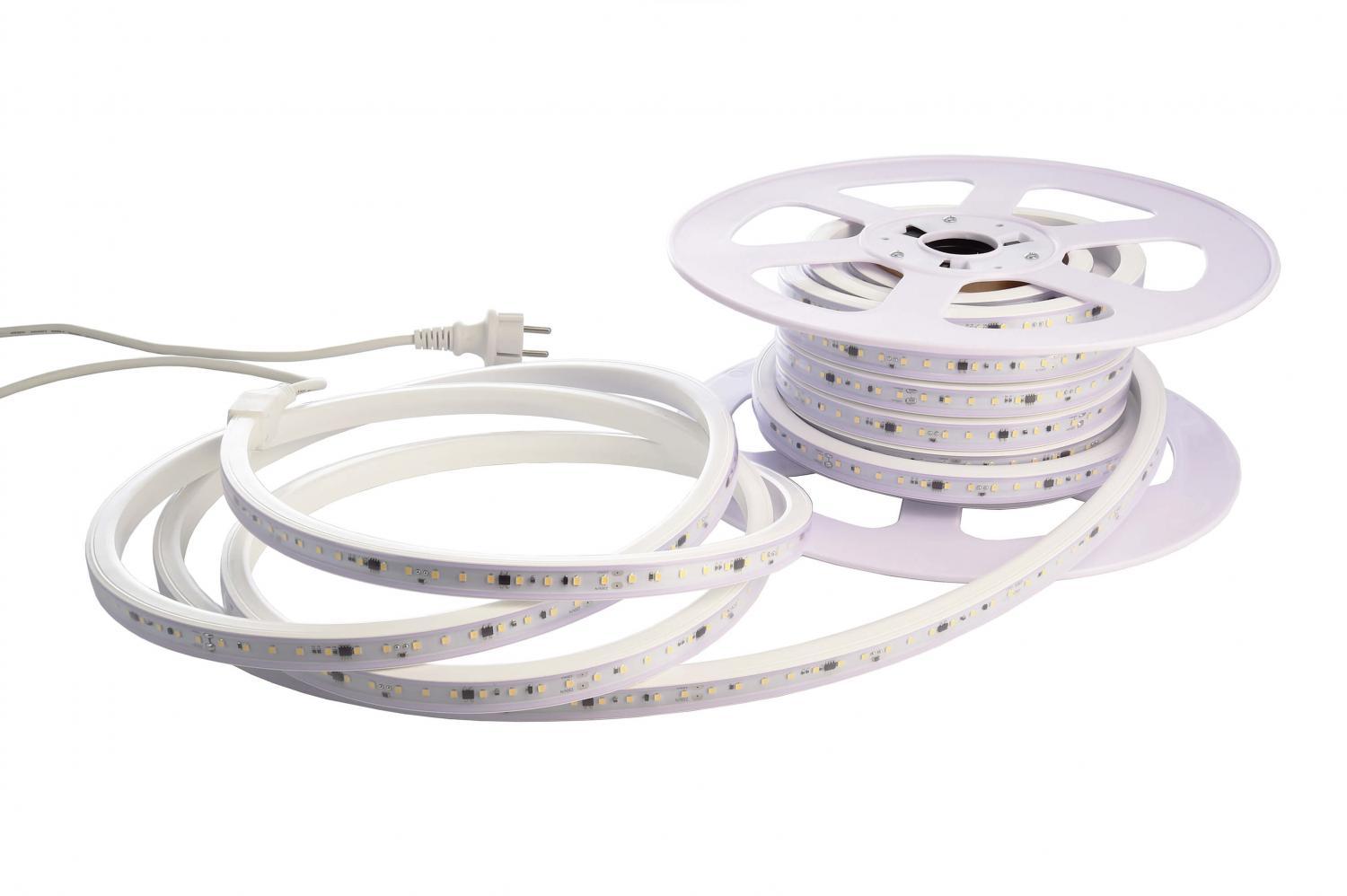 Levně AKCE Deko-Light flexibilní LED pásek 2835-84-230V-4000K-50m-PVC Extrusion 220-240V AC/50-60Hz 14,00 W/m 4000 K 1596 lm/m 50000 mm - LIGHT IMPRESSIONS