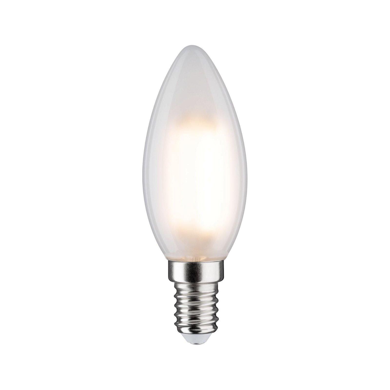 Levně Filament 230V LED svíčka E14 5,9W 2700K stmívatelné mat - PAULMANN