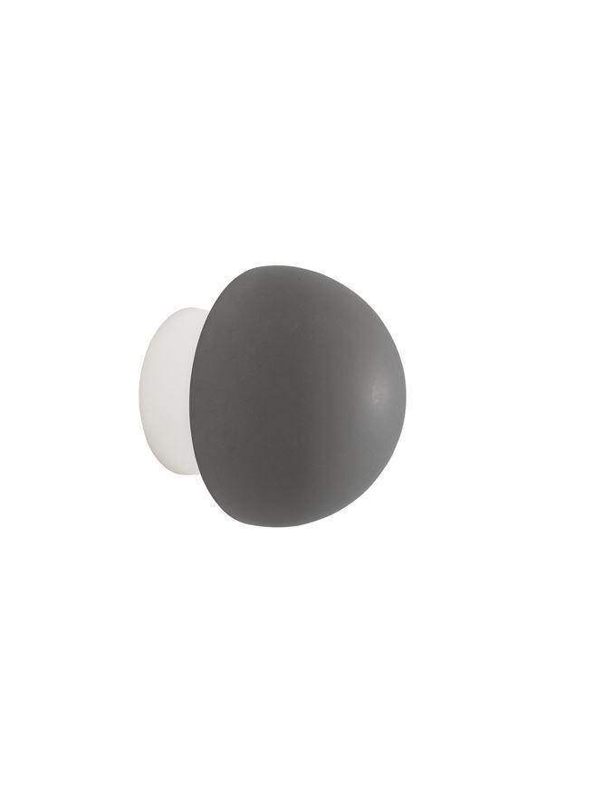 Nástěnné svítidlo NETUNE šedý beton a bílý hliník LED 6W 220-240V 3000K IP20 - NOVA LUCE