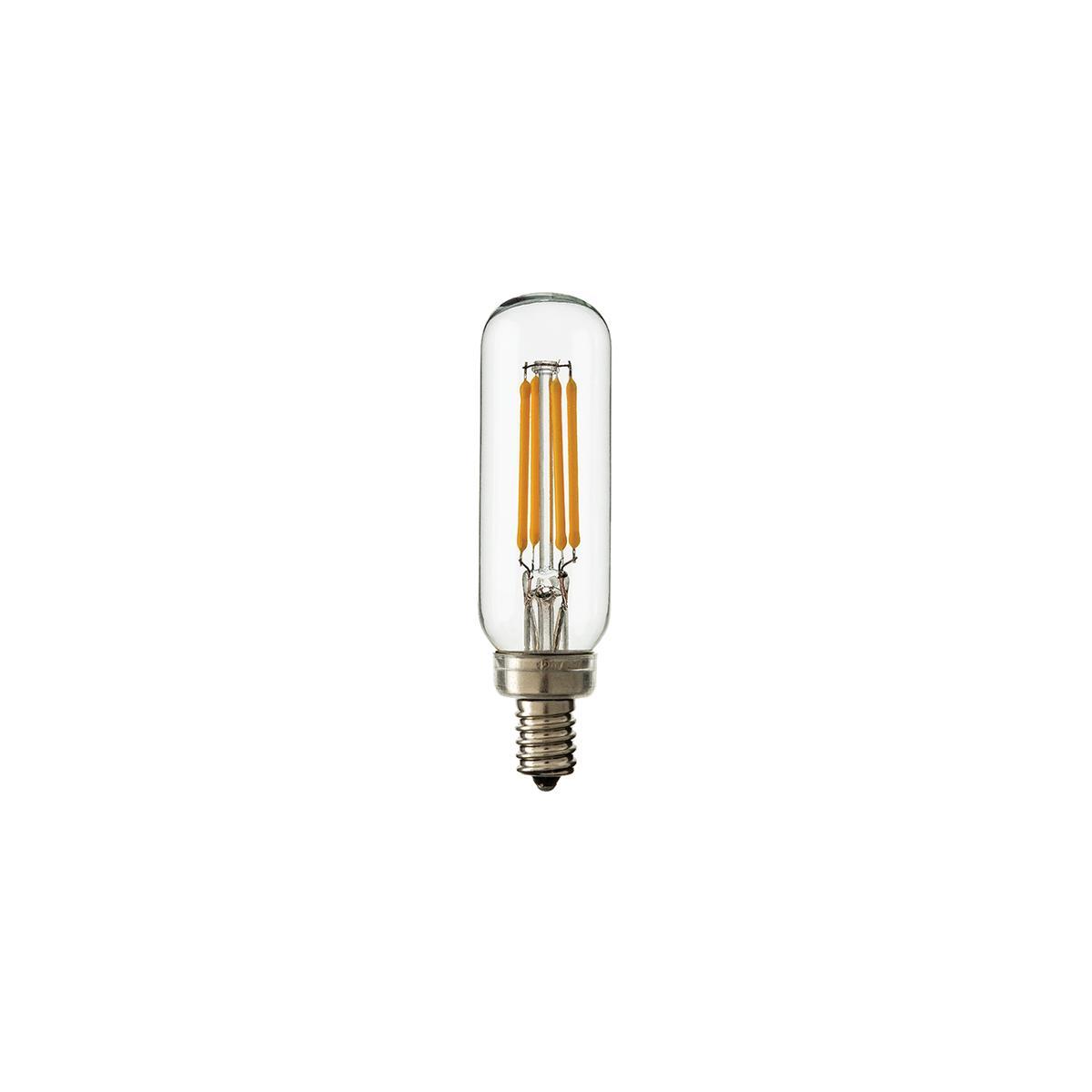 Levně LED žárovka trubková 3W E14 230V čirá stmívatelná 4ks - HUDSON VALLEY