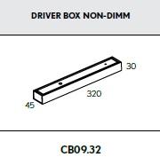 Levně AKCE - Driver box k svítidlu LINGGO MINI bílý 320x45x30mm - BPM