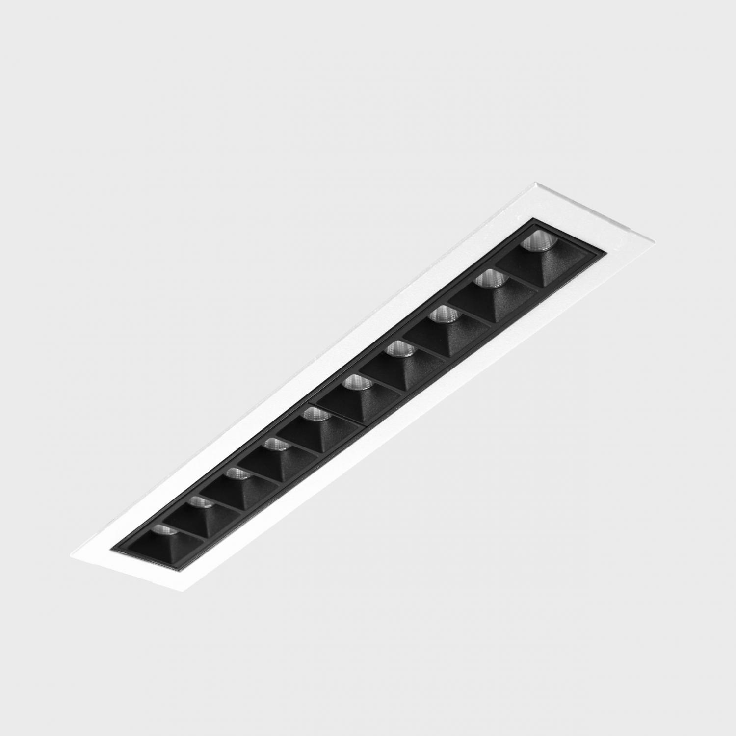 Levně NSES TILT zapuštěné svítidlo s rámečkem bílá-černá 20 W 2700K 1-10V - KOHL-Lighting