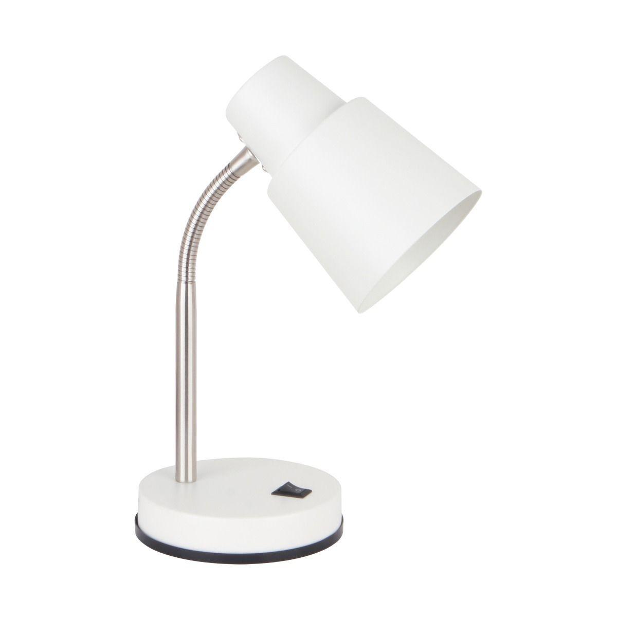 Levně A2031-SWH stolní pracovní lampa bílá - ZUMALINE