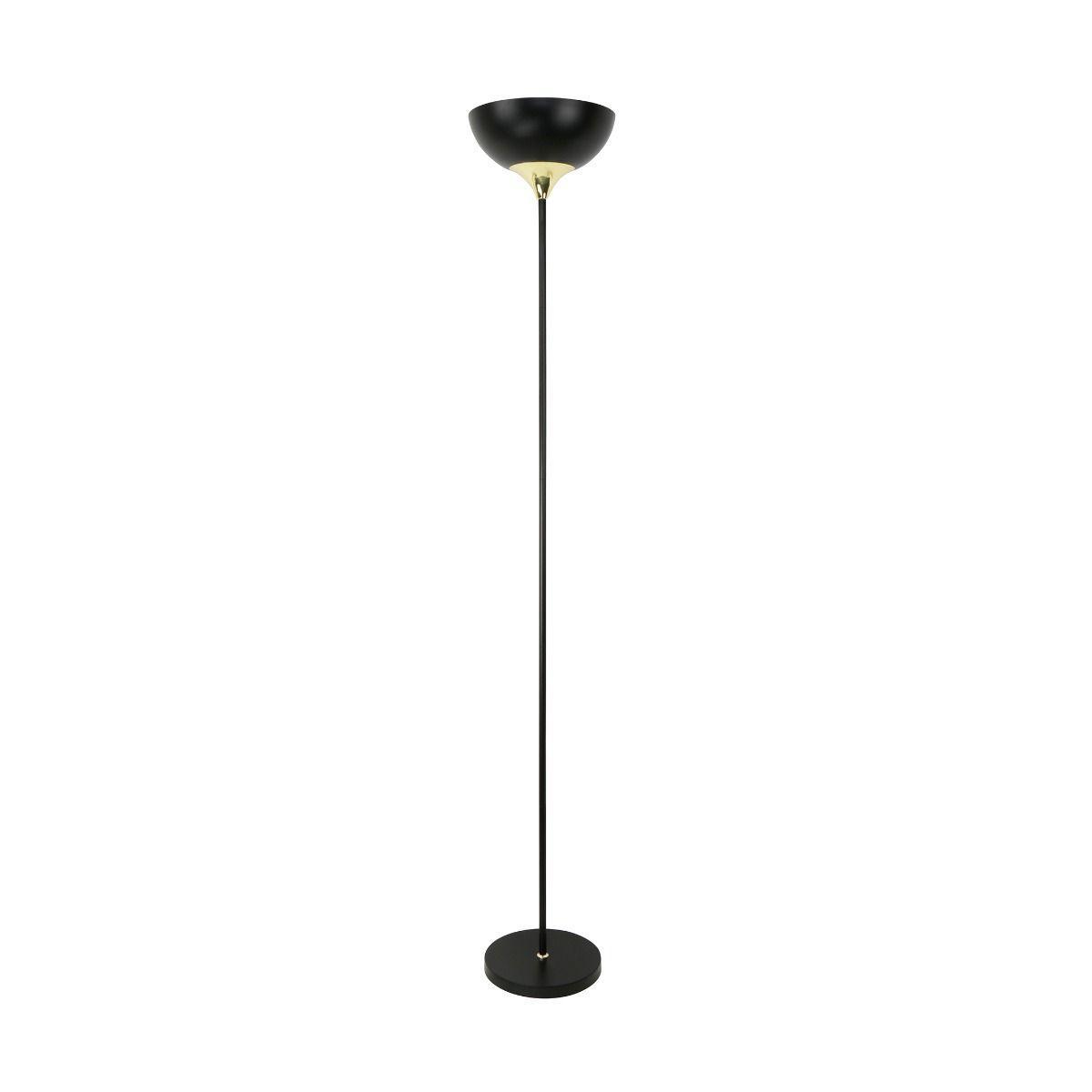 Levně A4036 SARDA stojací lampa matná černá-zlatá - ZUMALINE