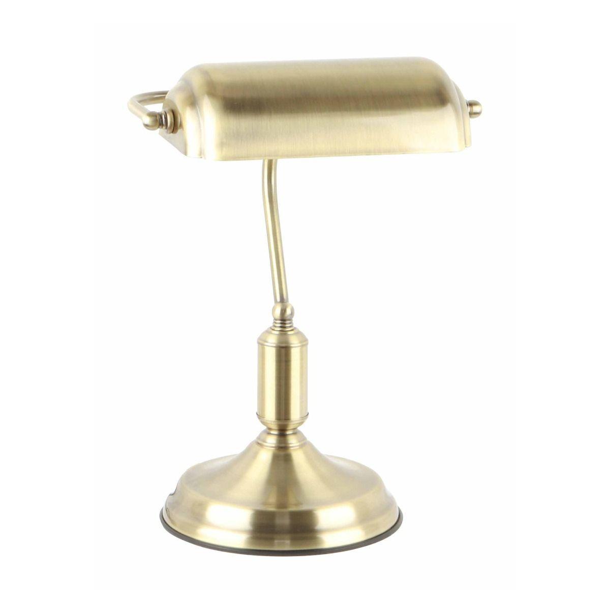 Levně A2048-GLD ROMA stolní pracovní lampa staromosaz - ZUMALINE