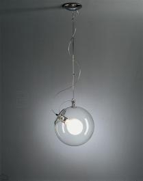 Závěsné svítidlo MICONOS SOSPENSIONE 1x23W chrom, foukané sklo - ARTEMIDE
