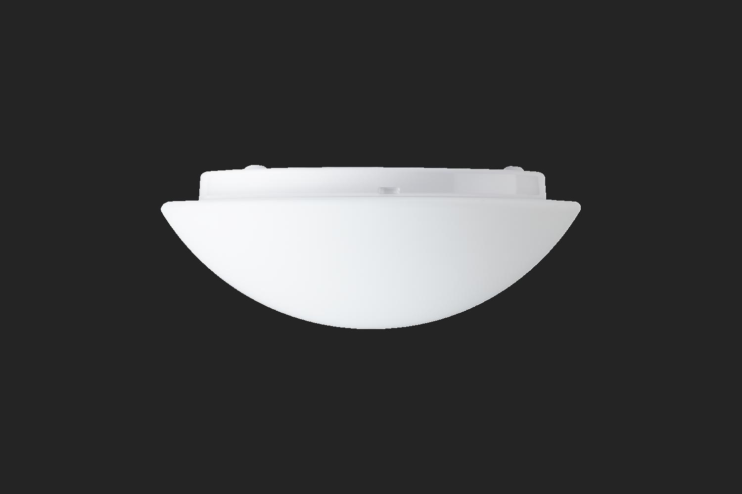AURA 8 stropní/nástěnné skleněné svítidlo bílá IP20 100W E27 - OSMONT