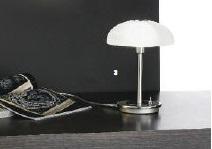 Stolní lampa 1x40W G9 kov/alabastr sklo, výška 26cm - ORION