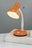 Stolní lampa 1xE14 oranžová barva, výška 30cm - ORION