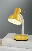 Stolní lampa 1xE14 žlutá barva, výška 30cm - ORION