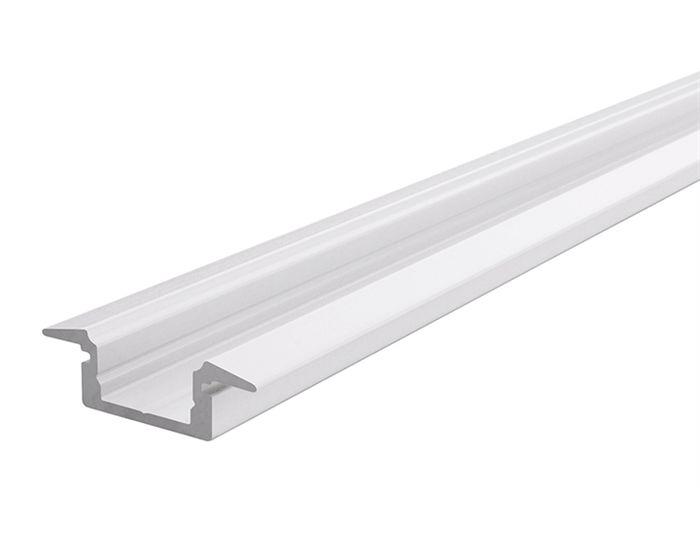 Levně AKCE ET-01-08 plochý T-profil pro 8 - 9,3 mm LED pásek matná bílá - LIGHT IMPRESSIONS
