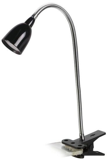 Levně LED stolní lampička 2,5W 3000K černá, clip - SOLIGHT