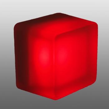 LED svítidlo Magnum kostka červená 1,08W 620-630nm 12V DC IP68 - AMVIS