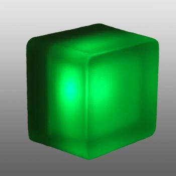 Levně LED svítidlo Magnum kostka zelená 0,88W 520-537nm 12V DC IP68 - AMVIS