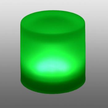 LED svítidlo Spot-8 válec zelená 0,88W 520-537nm 12V DC IP68 - AMVIS