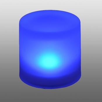 LED svítidlo Spot-8 válec modrá 0,65W 465-470nm 12V DC IP68 - AMVIS