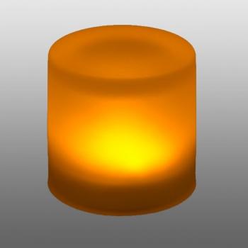 Levně LED svítidlo Spot-8 válec amber 0,88W 538-592nm 12V DC IP68 - AMVIS