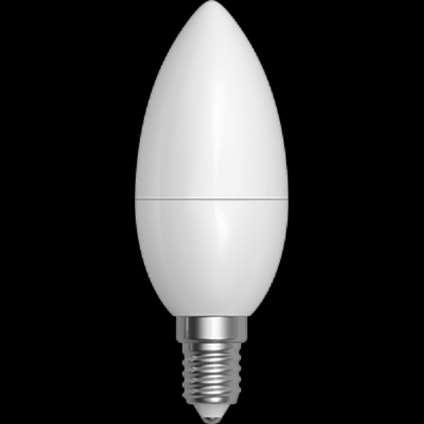 Levně Žárovka LED Olive Smooth 230V E14 3W 3000K 250lm Ø35mm v.100mm 240° - SKYLIGHTING