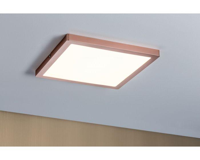 Atria LED panel hranatý 24W růžovo-zlatá stmívatelný 708.73 - PAULMANN