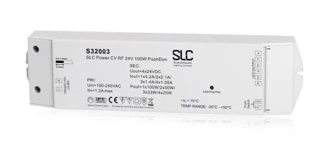 Levně LED napaječ SLC Power Supply CV RF 24V 100W PWM 105-4200mA PushDim Mono / RGB / RGBW / DW - TLG