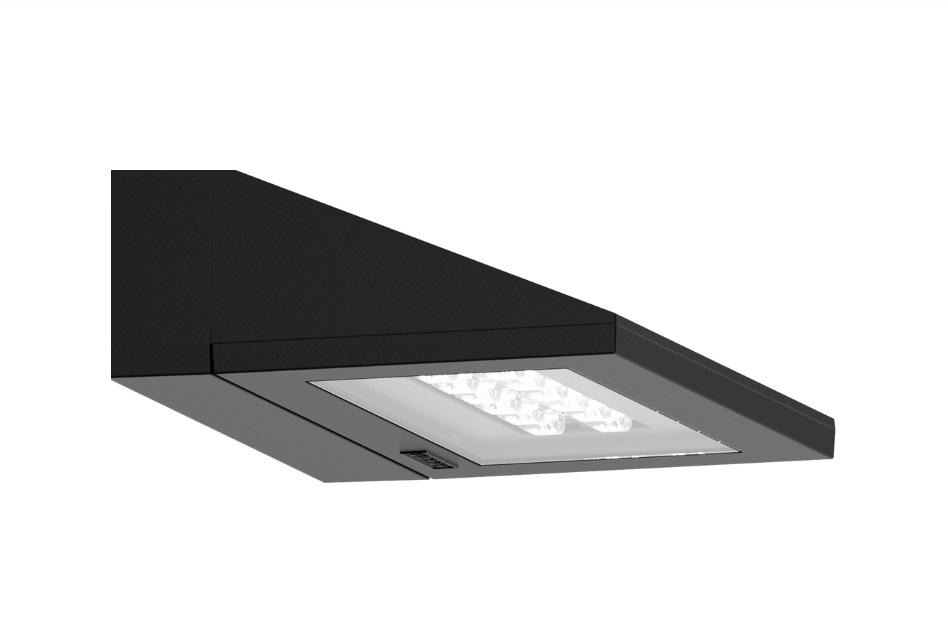 Levně Nástěnné svítidlo VEKTER 1 LED 20W 1694lm 3000K černé IP65 (LGM VK-30001-T3-W30-01) - LIGMAN
