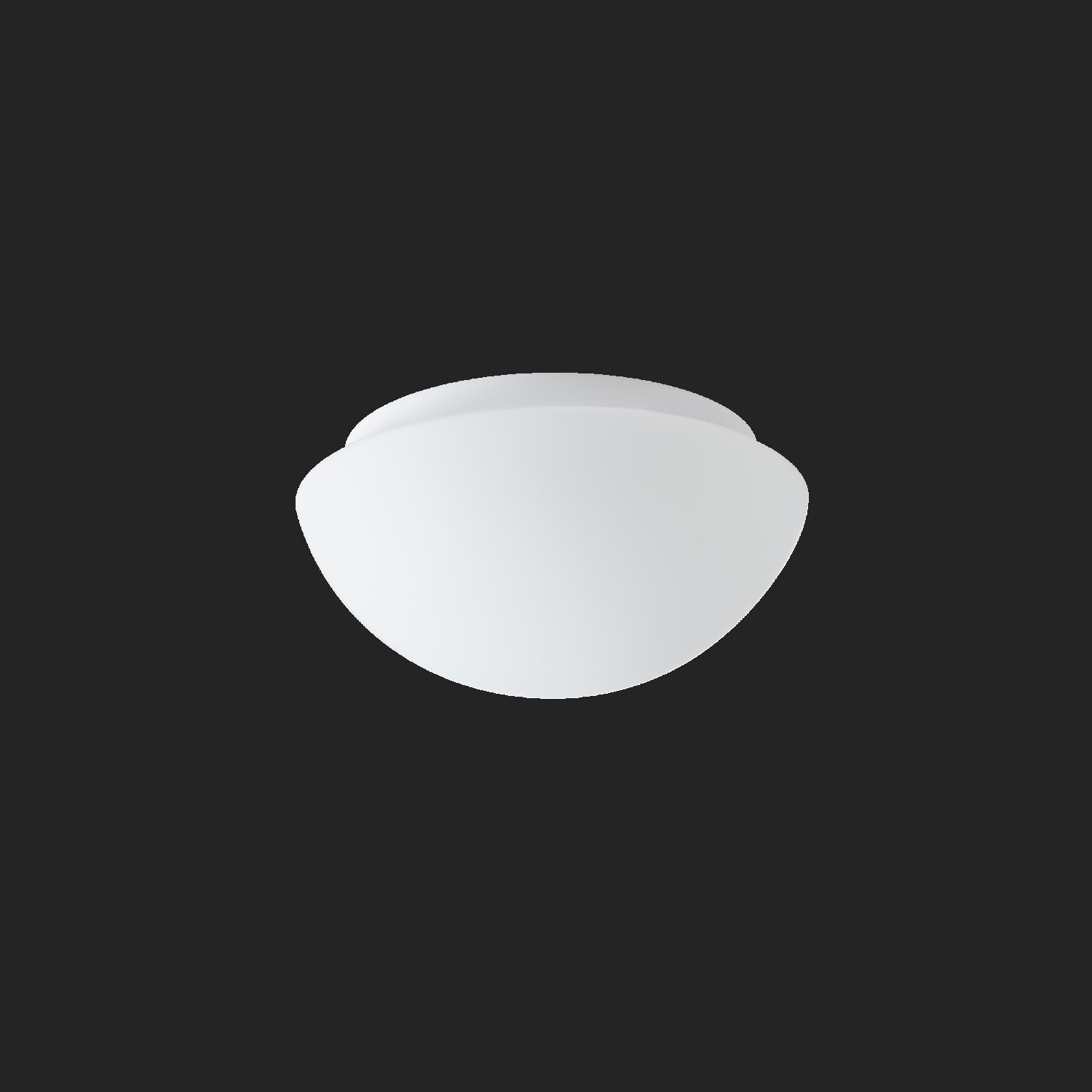 AURA 6 stropní/nástěnné skleněné svítidlo bílá IP20 60W E27 - OSMONT